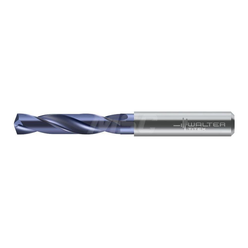 Screw Machine Length Drill Bit: 6.70 mm Dia, 140 deg Point, Solid Carbide