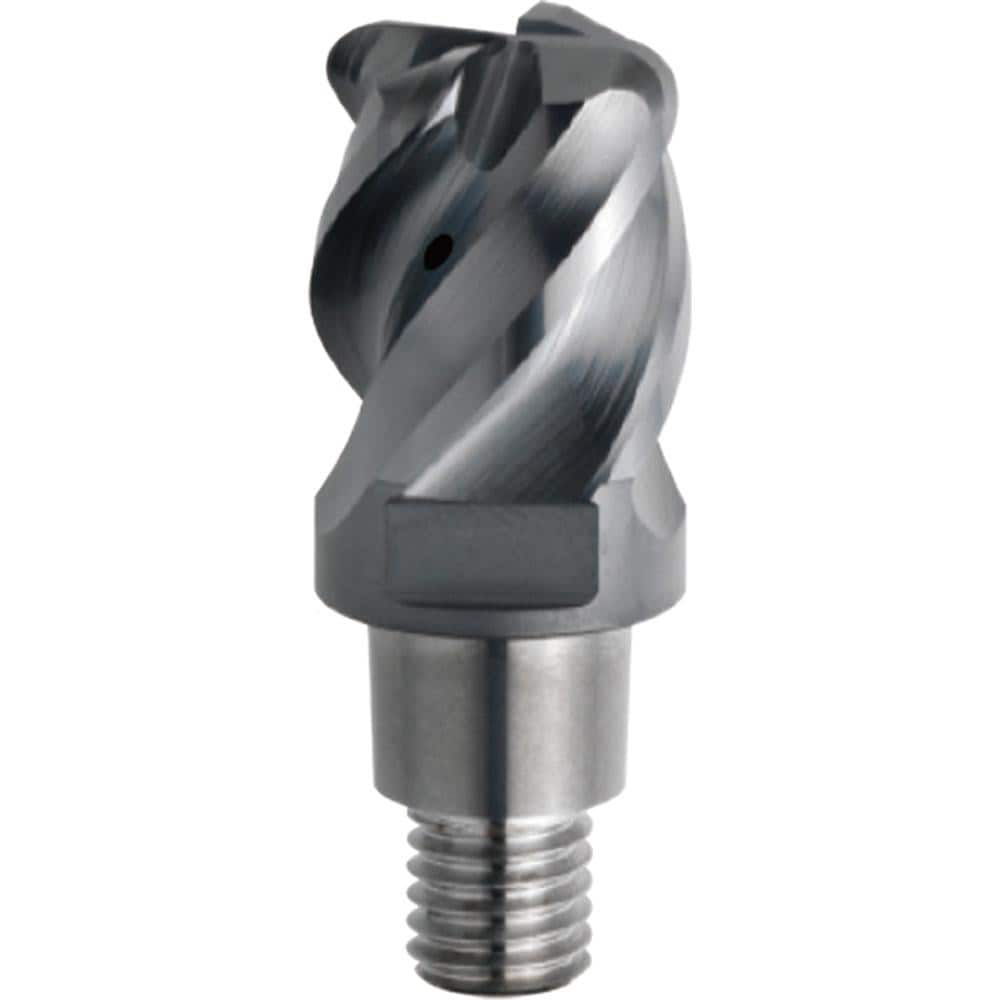 Corner Radius & Corner Chamfer End Mill Heads; Mill Diameter (mm): 12.70; Mill Diameter (Inch): 1/2; Length of Cut (Inch): 1/2; Length of Cut (mm): 12.7000; Number Of Flutes: 4