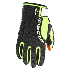 Work Gloves: Predator PD2901, Size Large, Spandex Lined, Spandex, Impact