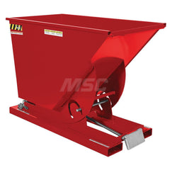 Stationary Tilt Hopper: 2,000 lb Capacity, 32" Wide, 61.13" Long, 42.6875" High