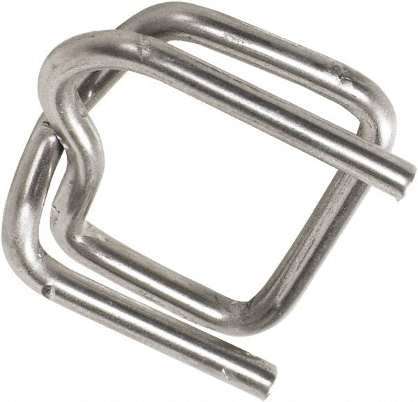 Strapping Seals & Buckles; Fits Strap Width: 0.5; Material: Steel