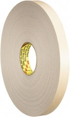 Polyethylene Foam Tape: 74 yd Long, 31.25 mil Thick, Acrylic Adhesive