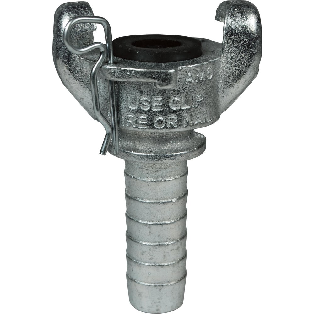 Universal Hose Couplings; Type: Hose Ends; Material: Plated Iron; Thread Standard: Non-Threaded; Connection Type: Barb; Maximum Pressure: 150 psi