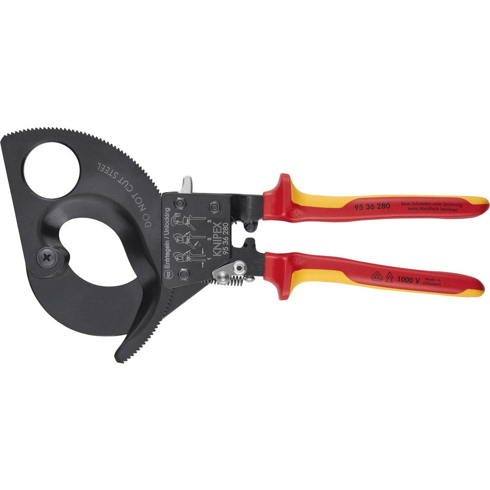 Cutting Pliers; Cutter Type: Cable; Insulated: No; Application: Copper and aluminum cables, single and multiple-stranded wire