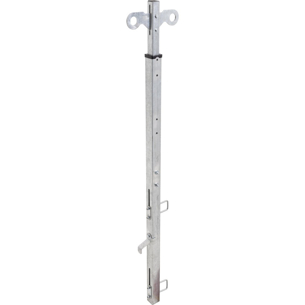 Ladder Accessories; Accessory Type: Fixed Ladder Anchor; For Use With: Ladders; Material: Galvanized Steel; Overall Height: 3.5 in