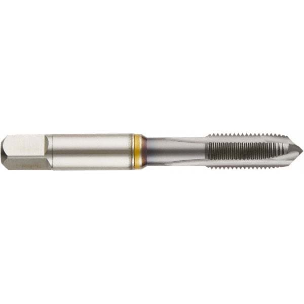 Spiral Point Tap: 1-12 UNF, 4 Flutes, Plug Chamfer, 2B/3B Class of Fit, HSS-E Cobalt, Ignator Coated