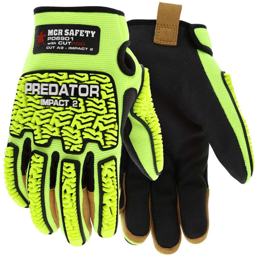 Cut, Puncture & Abrasion-Resistant Gloves: Predator PD6901, Size 2X-Large, ANSI Cut A9, ANSI Puncture 3, MaxGrid, MaxGrid