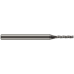 Square End Mill: 0.0060" Dia, 0.0300" LOC, 3 Flute, Solid Carbide