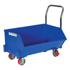 Steel Basket Truck: 1/4 cu yd, 106 lb Capacity, 37" High, 26-1/4" Wide, 43-1/16" Long