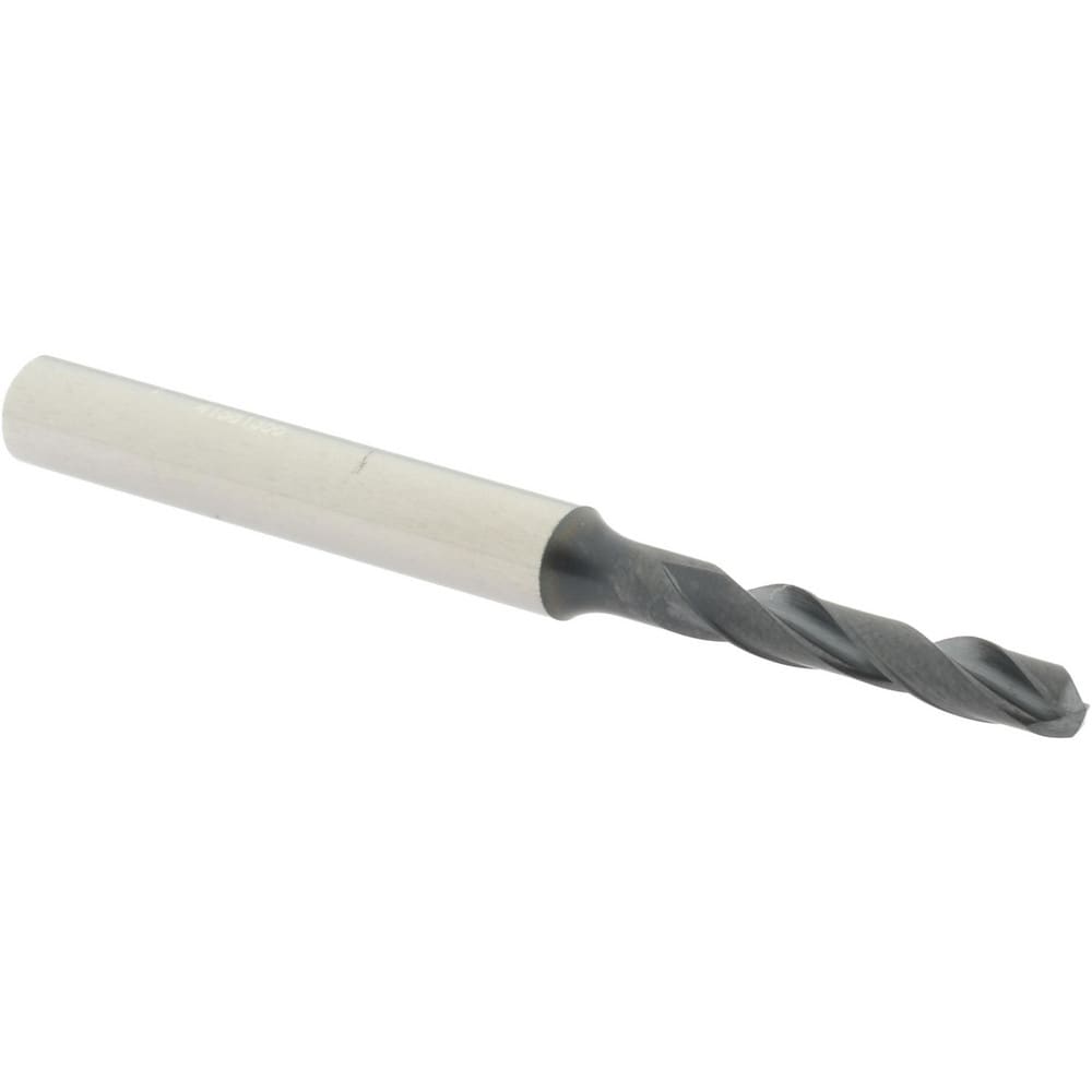 Screw Machine Length Drill Bit: 4.00 mm Dia, 140 deg Point, Solid Carbide