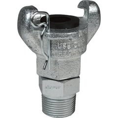 Universal Hose Couplings; Type: Swivel Male Ends; Material: Plated Iron; Thread Size: 1/2; Thread Standard: NPT; Connection Type: Threaded; Maximum Pressure: 150 psi