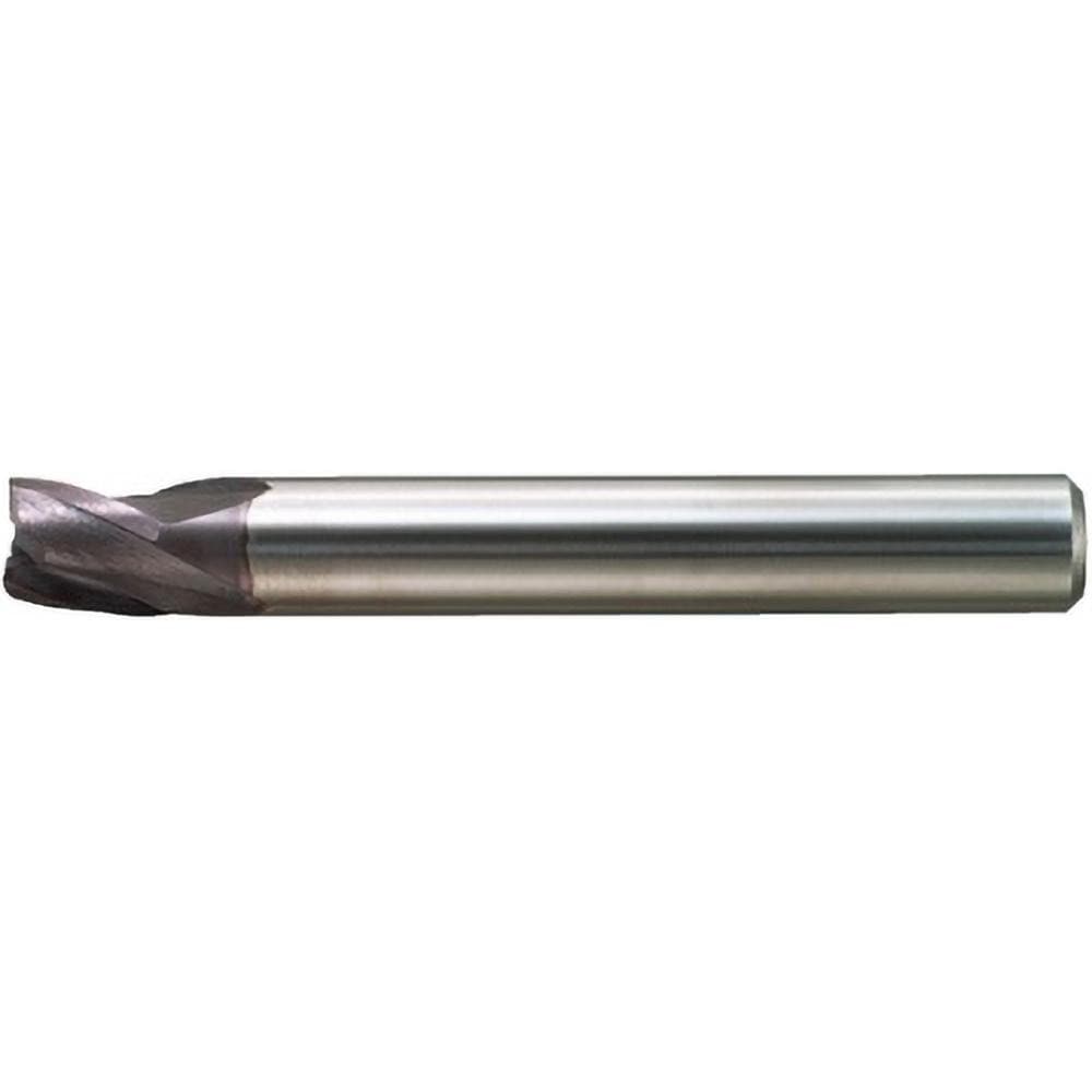 Square End Mill: 10.00 mm Dia, 10.00 mm LOC, 3 Flute, Solid Carbide