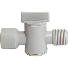 Coolant Hose Valves; Hose Inside Diameter (Inch): 1/2; System Size: 0.5 in; Connection Type: Male x Female; Body Material: POM; Thread Size: 1/2 in; Number Of Pieces: 1