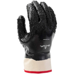 Cut & Puncture-Resistant Gloves: SHOWA 7965R, Size Medium, ANSI Cut A3, ANSI Puncture 2, Nitrile, Cotton & Kevlar