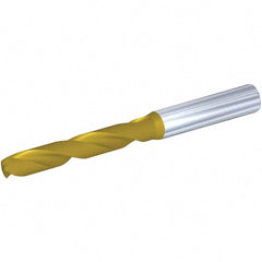 Jobber Drill: 6.10 mm Dia, 140 deg Point, Solid Carbide