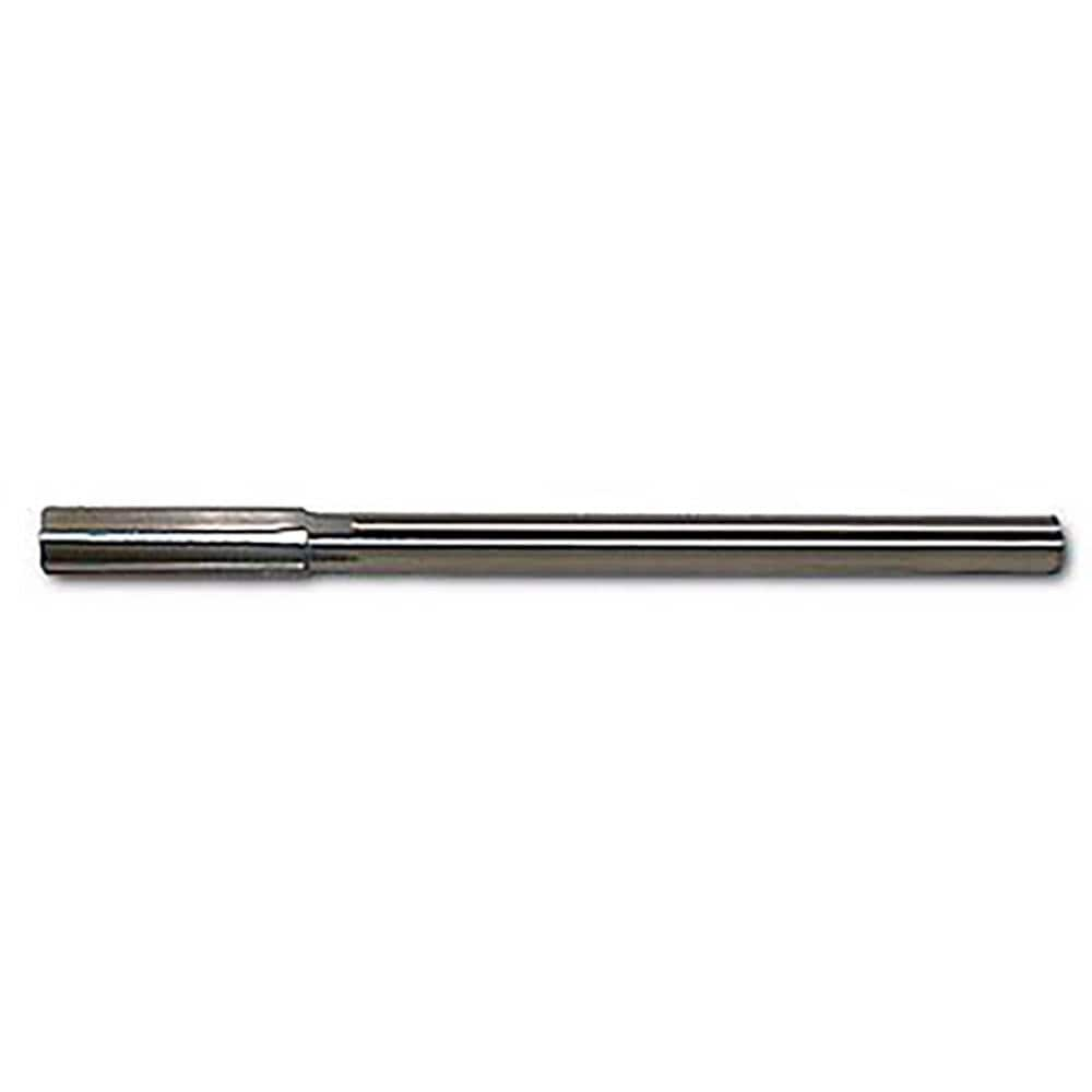 Chucking Reamer: 0.2530" Dia, 6" OAL, 1-1/2" Flute Length, Straight-Cylindrical Shank, HSS