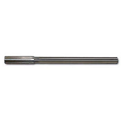 Chucking Reamer: 0.2530" Dia, 6" OAL, 1-1/2" Flute Length, Straight-Cylindrical Shank, HSS