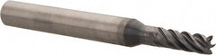 Square End Mill: 4.00 mm Dia, 11.00 mm LOC, 5 Flute, Solid Carbide