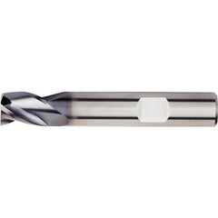 Corner Radius End Mill: 4 mm Dia, 5.00 mm LOC, 0.25 mm Radius, 3 Flute, Solid Carbide