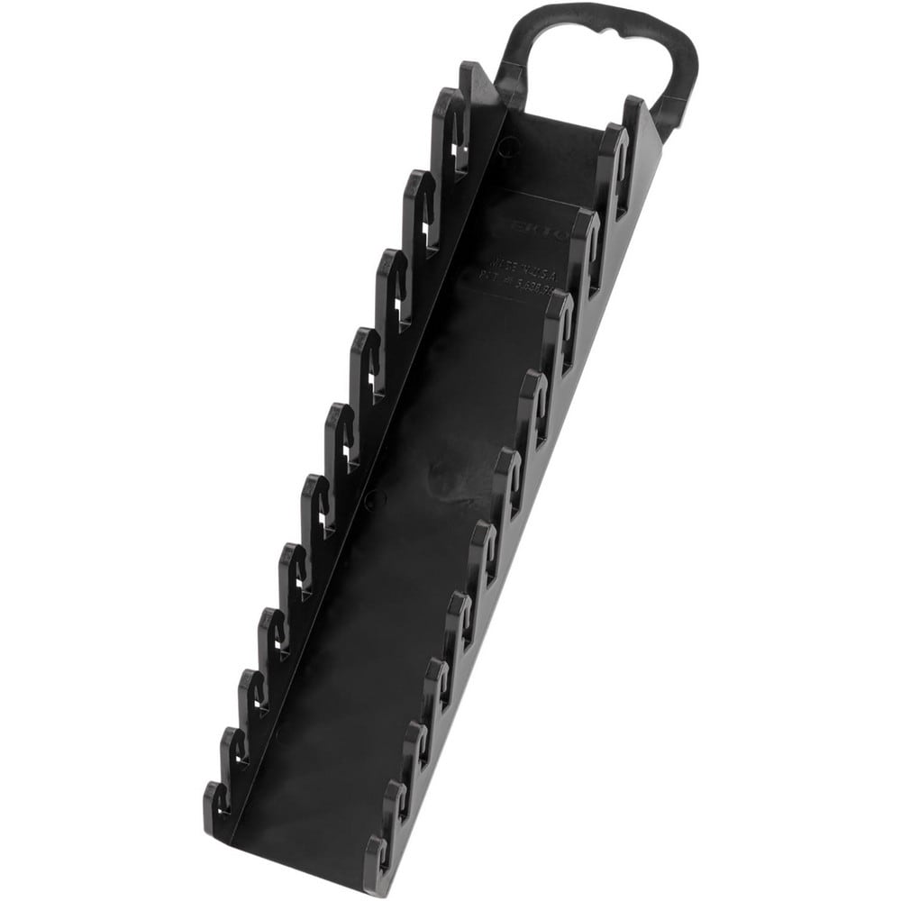 Tool Pouches & Holsters; Holder Type: Holder; Tool Type: Wrench Holder; Closure Type: No Closure; Material: Plastic; Color: Black; Belt Included: No