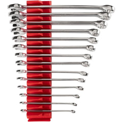 Combination Wrench Set: 14 Pc, Metric