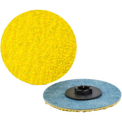 Quick-Change Disc: Type P, 2" Dia, 80 Grit, Ceramic Alumina, Coated