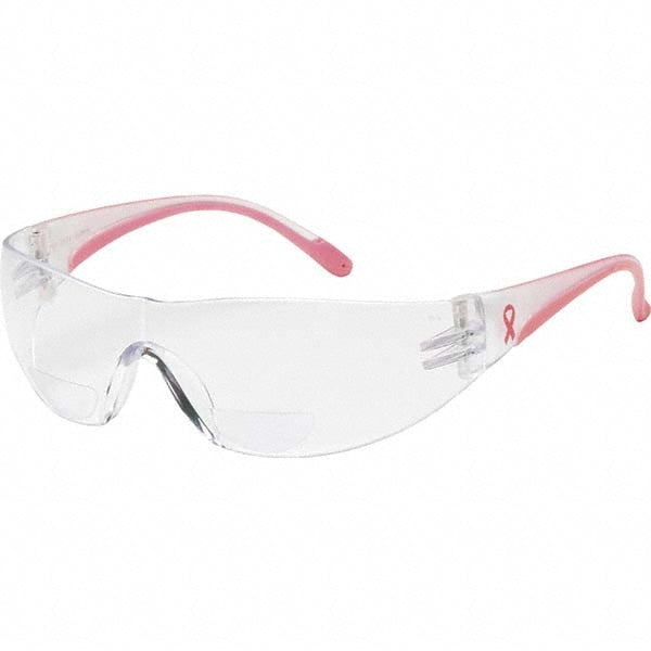 Magnifying Safety Glasses: +3, Clear Lenses, Scratch Resistant, ANSI Z87.1+ & CSA Z94.3