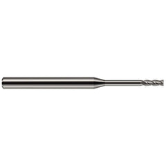 Square End Mill: 0.0400" Dia, 0.1200" LOC, 4 Flute, Solid Carbide