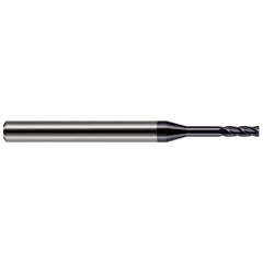 Square End Mill: 0.0400" Dia, 0.1200" LOC, 4 Flute, Solid Carbide