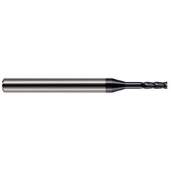 Square End Mill: 5/64" Dia, 15/64" LOC, 4 Flute, Solid Carbide