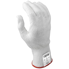 Cut & Abrasion-Resistant Gloves: SHOWA 910, Size X-Small, ANSI Cut A4, ANSI Puncture 0, HPPE Lined, Fiberglass, HPPE & Stainless Steel