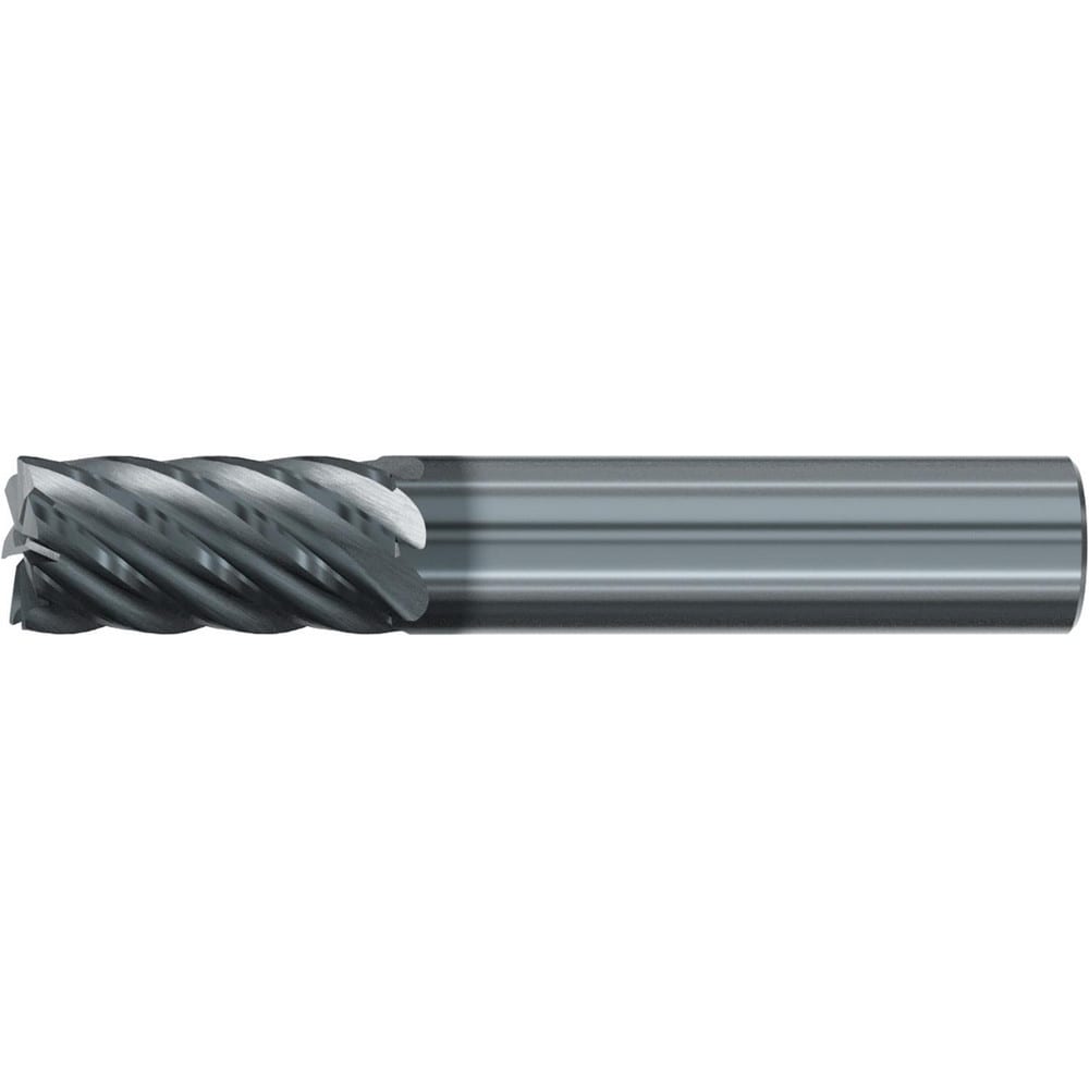 Roughing & Finishing End Mills; Mill Diameter (Fractional Inch): 1/2; Flute Type: Spiral; Number Of Flutes: 7; End Mill Material: Solid Carbide; Length of Cut (Inch): 1-1/4; Coating/Finish: AlCr