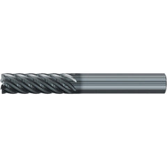 Roughing & Finishing End Mills; Mill Diameter (Fractional Inch): 3/4; Flute Type: Spiral; Number Of Flutes: 7; End Mill Material: Solid Carbide; Length of Cut (Inch): 2-1/4; Coating/Finish: AlCr