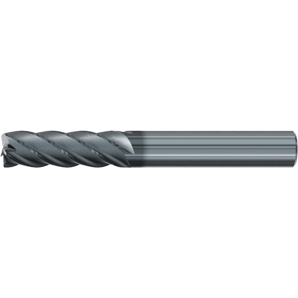 Roughing & Finishing End Mills; Mill Diameter (Fractional Inch): 1/2; Flute Type: Spiral; Number Of Flutes: 5; End Mill Material: Solid Carbide; Length of Cut (Inch): 2; Coating/Finish: AlCr