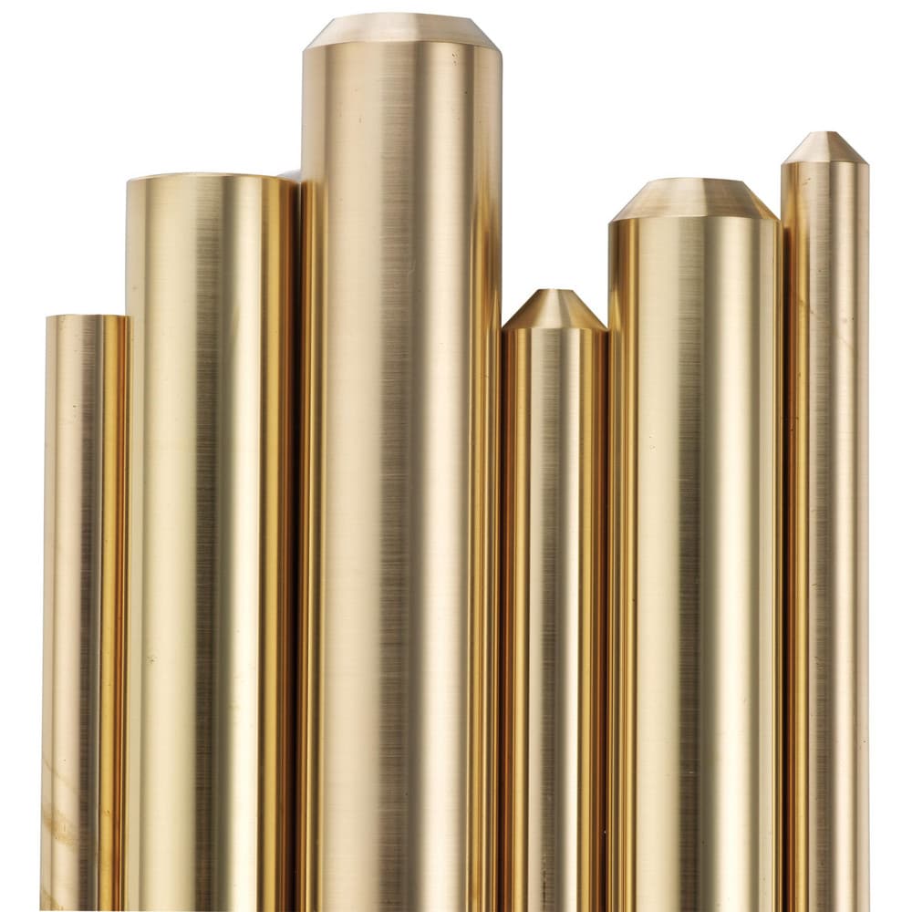 Brass Round Rod: 3/4" Dia, 72" Long, Alloy 360