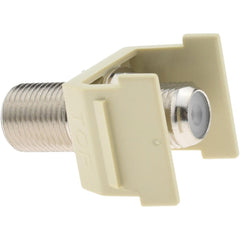 Coaxial Connectors; Connector Type: F; Termination Method: Compression; Compatible Coaxial Type: RG6; Impedance (Ohms): 100; Body Orientation: Straight