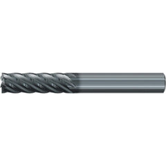 Roughing & Finishing End Mills; Mill Diameter (Fractional Inch): 5/8; Flute Type: Spiral; Number Of Flutes: 6; End Mill Material: Solid Carbide; Length of Cut (Inch): 2-1/4; Coating/Finish: AlCr