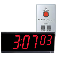 Office Wall Clocks; Clock Type: Digital; Display Type: LED; Power Source: Electric; Clock Movement Control: Memory Chip; Case Color: Black; Digit Color: Red