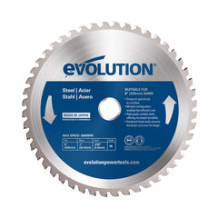 Wet & Dry-Cut Saw Blade: 9" Dia, 1" Arbor Hole, 48 Teeth