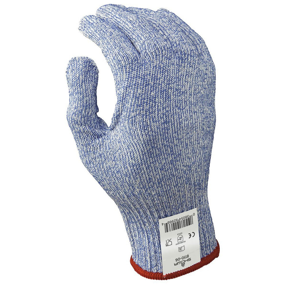 Cut, Puncture & Abrasion-Resistant Gloves: SHOWA 8110, Size Medium, ANSI Cut A5, ANSI Puncture 4, HPPE Lined, HPPE, Polyester & Fiberglass