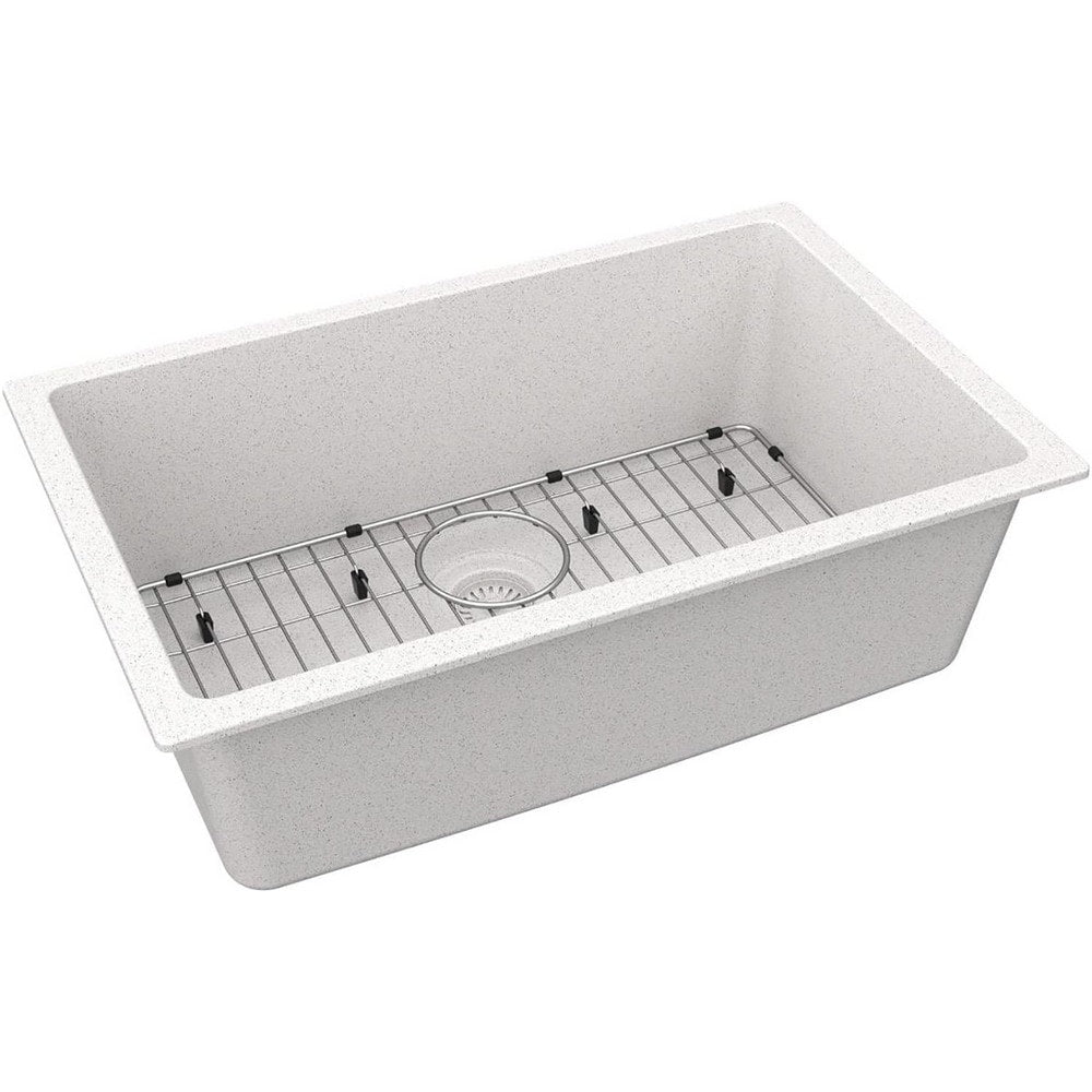 Sinks; Type: Undermount; Mounting Location: Countertop; Number Of Bowls: 1; Material: Quartz; Faucet Included: No; Faucet Type: No Faucet; Depth (Inch): 9-1/2; Valve Design: No Valve