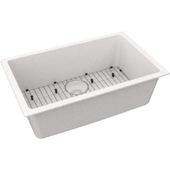 Sinks; Type: Undermount; Mounting Location: Countertop; Number Of Bowls: 1; Material: Quartz; Faucet Included: No; Faucet Type: No Faucet; Depth (Inch): 9-1/2; Valve Design: No Valve