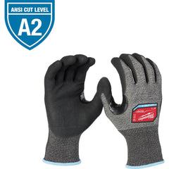 Cut-Resistant Gloves: Milwaukee 48-73, Size Medium, ANSI Cut A2, ANSI Puncture 0, Nitrile, Polyethylene