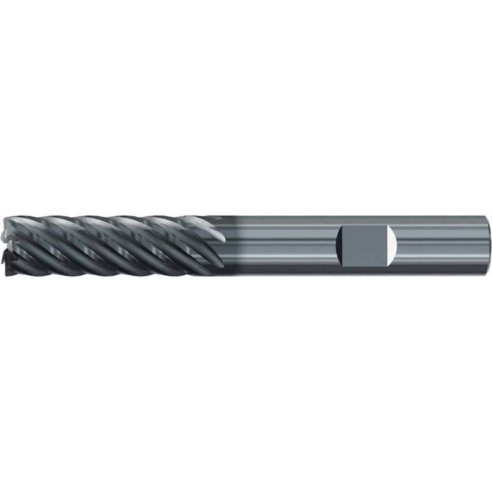 Roughing & Finishing End Mills; Mill Diameter (Fractional Inch): 1/2; Flute Type: Spiral; Number Of Flutes: 7; End Mill Material: Solid Carbide; Length of Cut (Inch): 2; Coating/Finish: AlCr