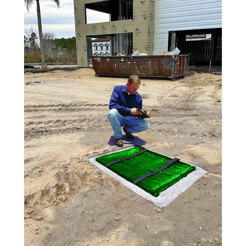 Drain Guards, Seals & Inserts; Application: Construction sites and othre areas with large amount of pollutants; Type: Grate Guard; Product Type: Sewer Drain Grate Guards; Overall Length: 24.00 in; Overall Width: 48 in; Material: Polypropylene Fabric