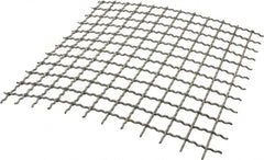 Wire Cloth: 11 Wire Gauge, 0.12" Wire Dia, Steel