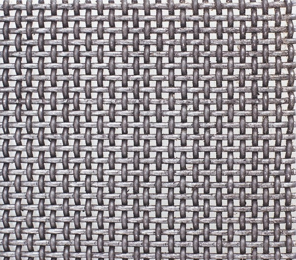 Wire Cloth: 0.0055 x 0.0045" Wire Dia, Stainless Steel