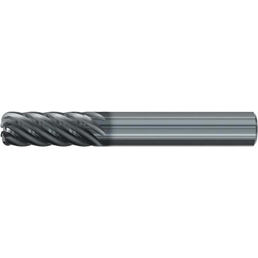 Roughing & Finishing End Mills; Mill Diameter (Fractional Inch): 5/8; Flute Type: Spiral; Number Of Flutes: 7; End Mill Material: Solid Carbide; Length of Cut (Inch): 1-1/4; Coating/Finish: AlCr