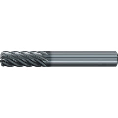 Roughing & Finishing End Mills; Mill Diameter (Fractional Inch): 3/8; Flute Type: Spiral; Number Of Flutes: 7; End Mill Material: Solid Carbide; Length of Cut (Inch): 7/8; Coating/Finish: AlCr