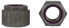 Heavy Hex Lock Nut: Insert, Nylon Insert, Grade 2 Steel, Bright/Uncoated